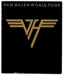 Van Halen 1979 Vintage Signed World Tour Program 