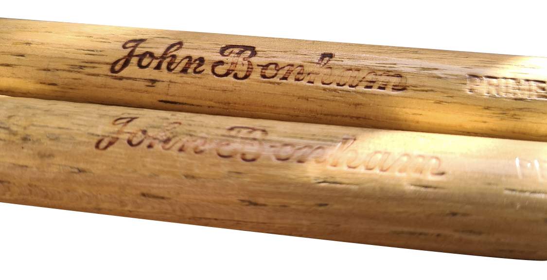 Lot Detail John Bonham Stage Used Presence Studio Used Custom Drum Sticks