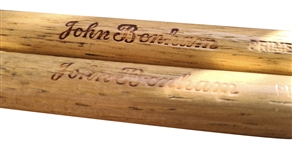 John Bonham Stage Used & Presence Studio Used Custom Drum Sticks