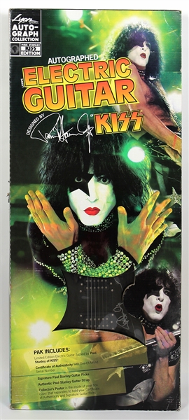 KISS Paul Stanley Autographed Electric Guitar Toy