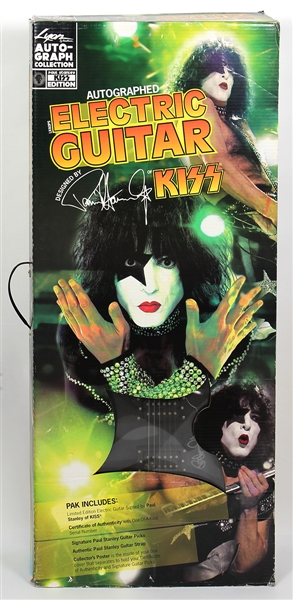 KISS Paul Stanley Autographed Electric Guitar Toy