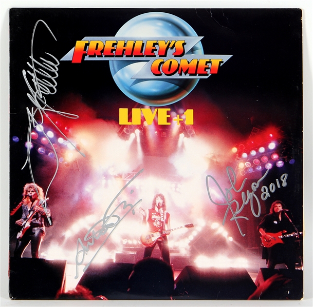 KISS Ace Frehley Comet Signed Album Cover