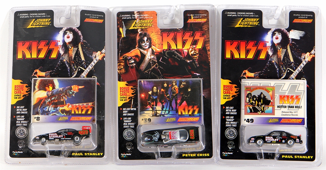 Peter Criss and Paul Stanley Toy Cars