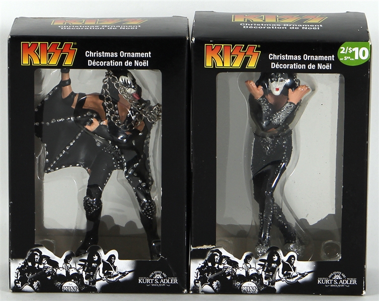 Gene Simmons and Paul Stanley Christmas Ornaments