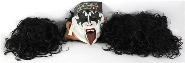 Gene Simmons Wig and Full Makeup Mask
