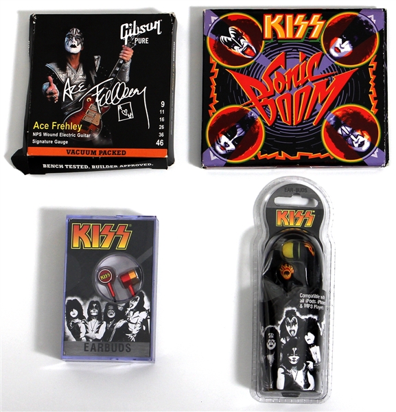 KISS Electronics Bundle including Earphones and Chords