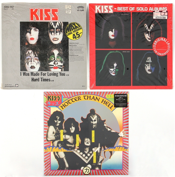 KISS Albums in Original Album Cover