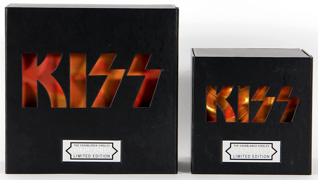 KISS Limited Edition 12 Inch Singles "Vault Box" and Singles Box Sets