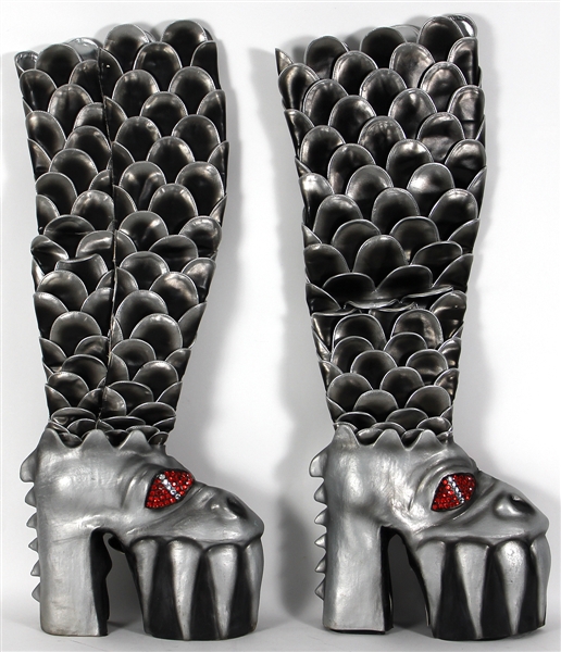 Lot Detail - KISS Iconic Gene Simmons Reproduction Dragon Boots