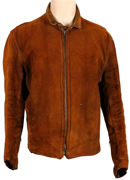 Steve McQueen Owned & Worn Nudies Custom Brown Suede Motorcycle Jacket