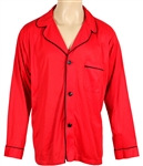 Elvis Presley Owned and Worn Red Munsingwear Pajama Top 