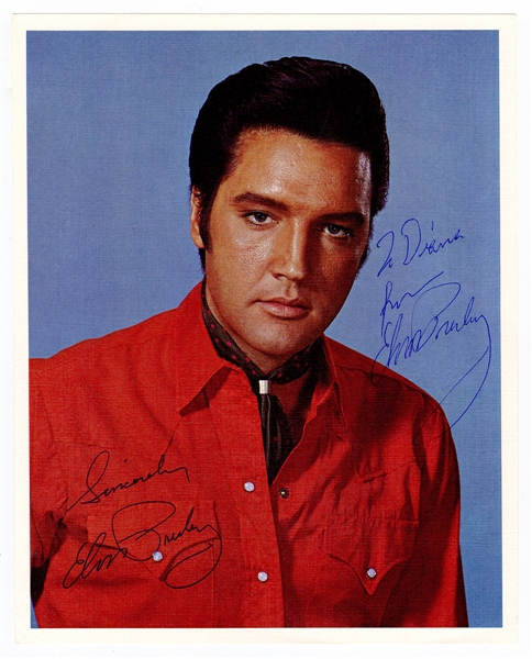 Elvis Presley Signed & Inscribed "From Elvis in Memphis" Bonus Album Photograph