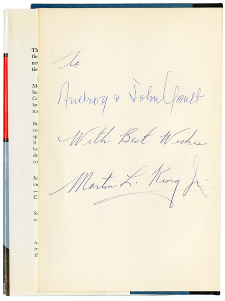 Martin Luther King Jr. Signed "Stride Toward Freedom" Book PSA LOA