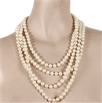 Marilyn Monroe Last Sitting Photo Shoot Sparkle Session Worn Faux Pearl Necklace