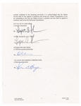Tupac Shakur’s Historic “Death Row Records Bail Agreement” Twice Signed Contract