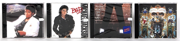 Michael Jackson Owned CDs: Thriller, Bad, Off The Wall, Dangerous