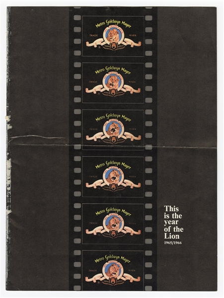 Elvis Presley MGM "This is The Year of the Lion" Campaign Book