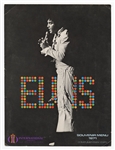 Elvis Presley 1971 Complimentary Souvenir Menu