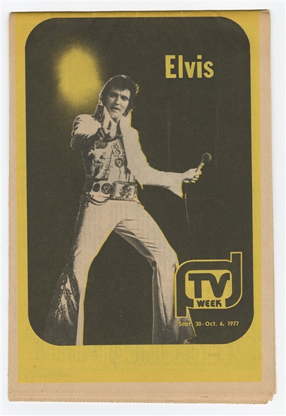 Elvis Presley 1977 TV Week Promotion Tribute