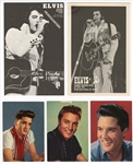 Elvis Presley Original Photographs, Concert Programs, Facsimile Signatures & Fliers Lot