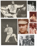 Elvis Presley Original Photographs, Concert Programs, Facsimile Signatures & Fliers Lot