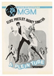 Elvis Presley Original MGM Grand Playbill with Nancy Sinatra