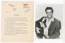 Elvis Presley Jim "E" Curtin Signed Tribute Photograph & More Lot
