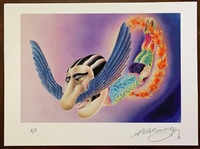 Beatles "Mr. Kite" Original Artists Proof Artwork for "The Beatles Illustrated Lyrics Book Signed By Alan Aldridge