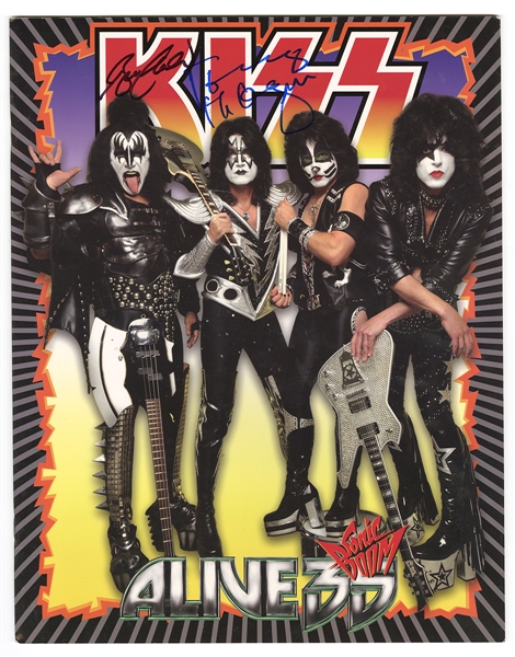 KISS Gene Simmons and Tommy Thayer Signed "KISS Alive 35 World Tour" Original Program
