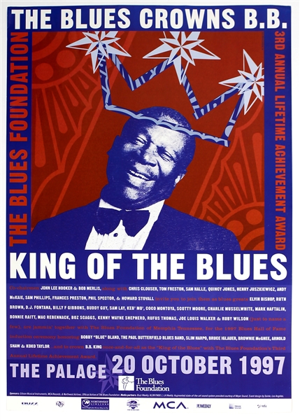 B.B. King Original Blues Foundation Lifetime Achievement Award Show Poster