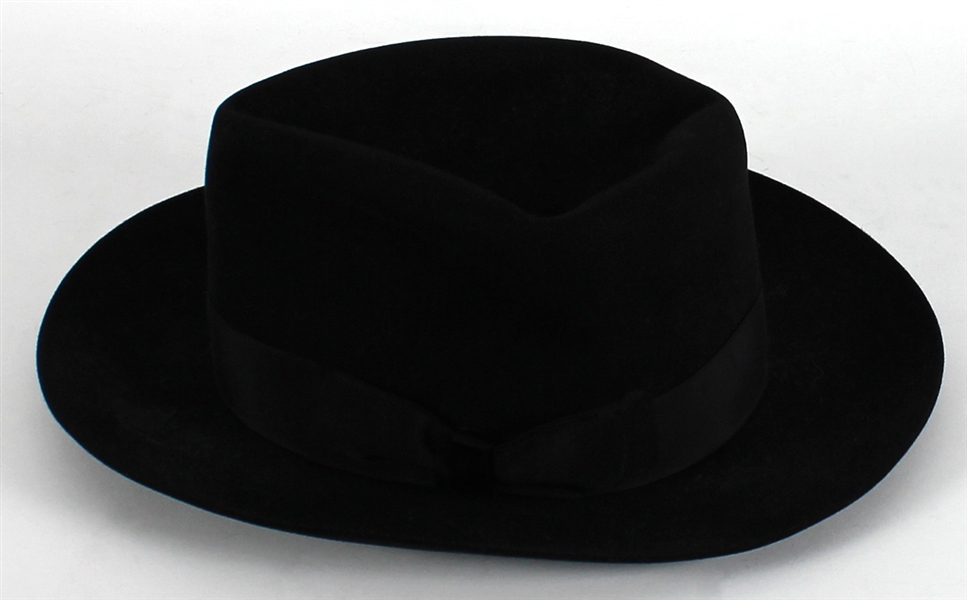 Michael Jackson Circa 1988 Owned and Worn Worth & Worth Custom Black Fedora