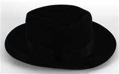 Michael Jackson Circa 1988 Owned and Worn Worth & Worth Custom Black Fedora