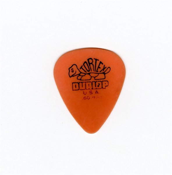 Kurt Cobain Nirvana Stage Used Orange Guitar Pick