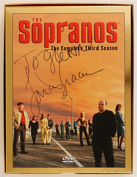 Lorraine Bracco Signed & Inscribed "Sopranos -The Complete Third Season" Boxed DVD/Video Set