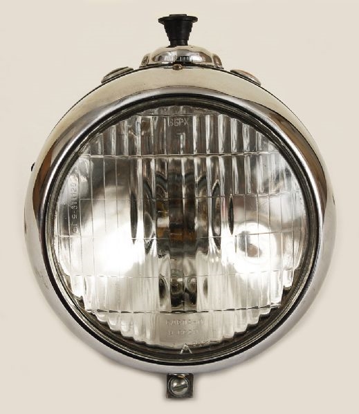 1965 Art Deco Style Vintage BMW Ural Café Motorcycle Moto Headlight Speedometer. Comes with a Gotta Have Rock & Roll™ Certificate of Authenticity. 