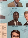 Michael Jordan Historic 1981 North Carolina Tar Heels Team Signed Calendar JSA LOA
