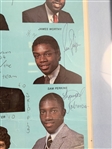 Michael Jordan Historic 1981 North Carolina Tar Heels Team Signed Calendar JSA LOA