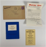 Pete Best's Musician's 1962 Union Card 