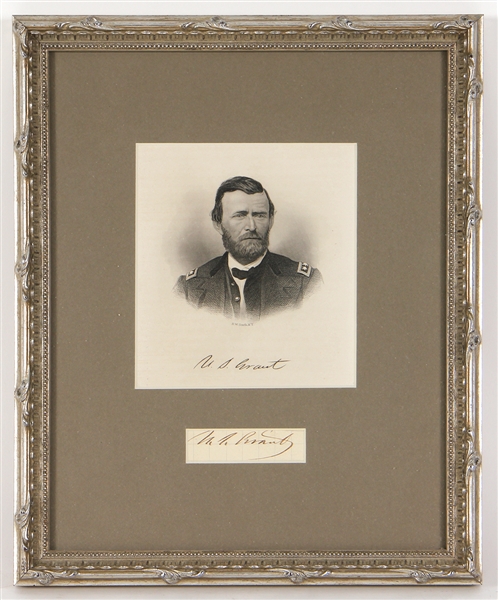 Ulysses S. Grant Cut Signature JSA LOA