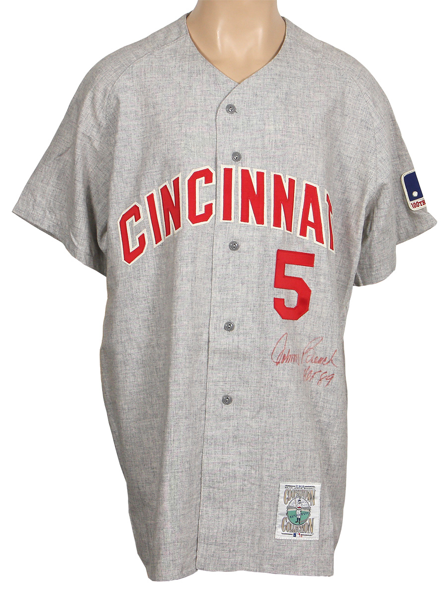 Lot Detail - Johnny Bench Signed Cincinnati Reds Cooperstown