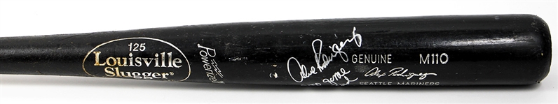 Alex Rodriguez Game Used & Signed Cracked Bat