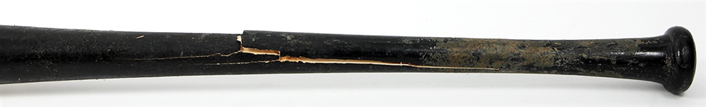 Alex Rodriguez Game Used & Signed Cracked Bat