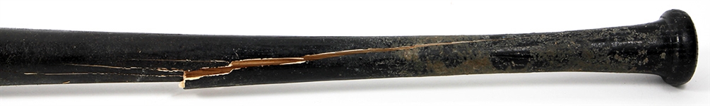 Alex Rodriguez Game Used & Signed Cracked Bat