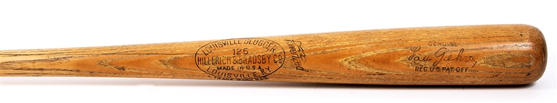 Lou Gehrig Vintage H & B 125 Baseball Bat