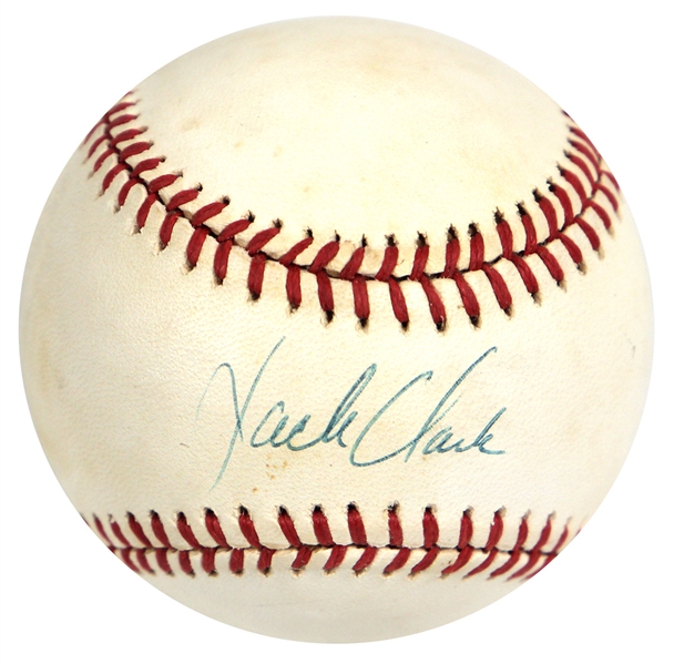Jack Clark Signed Baseball