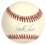 Jack Clark Signed Baseball