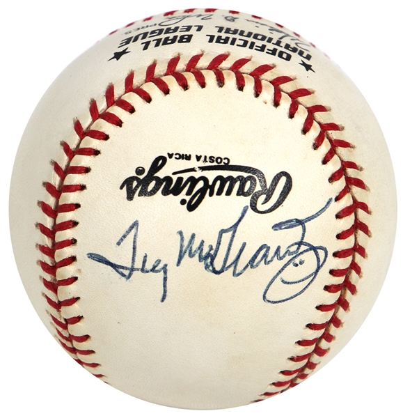 Tug McGraw Signed Baseball