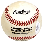 Judy Johnson Signed Baseball JSA LOA
