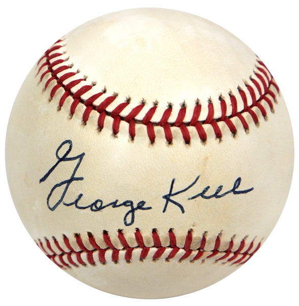George Kell Signed Baseball
