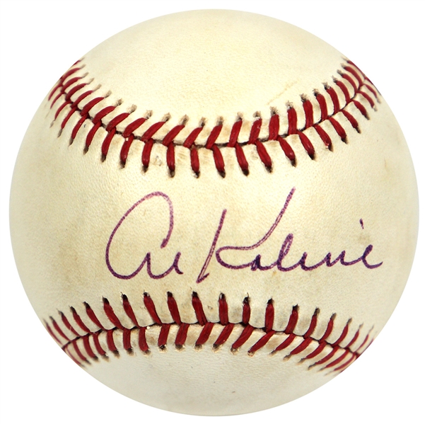 Al Kaline Signed Baseball
